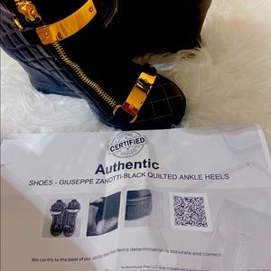 RARE giuseppe zanotti sneakers women Ankle Quilted SZ 35-Authenticated Use QR